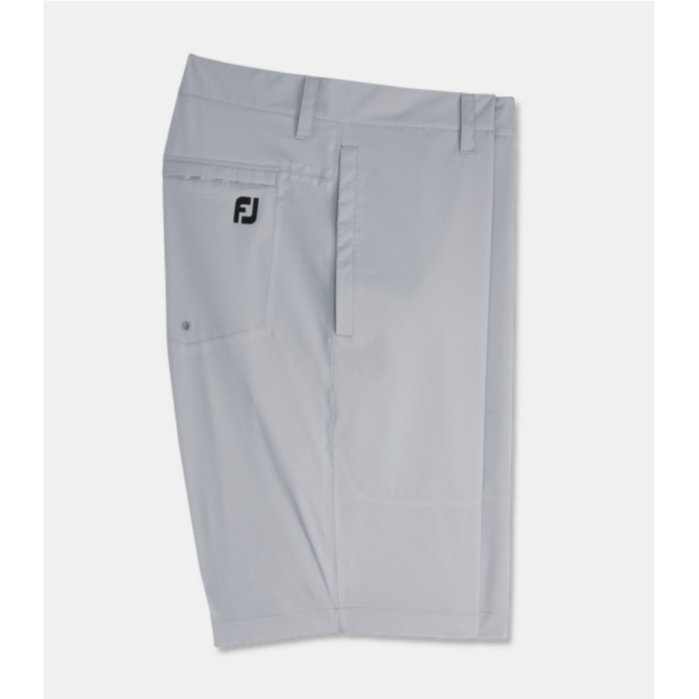 FootJoy Mens Medium Performance Golf Shorts Light Grey Stretch FJ Logo Athletic - Picture 4 of 10